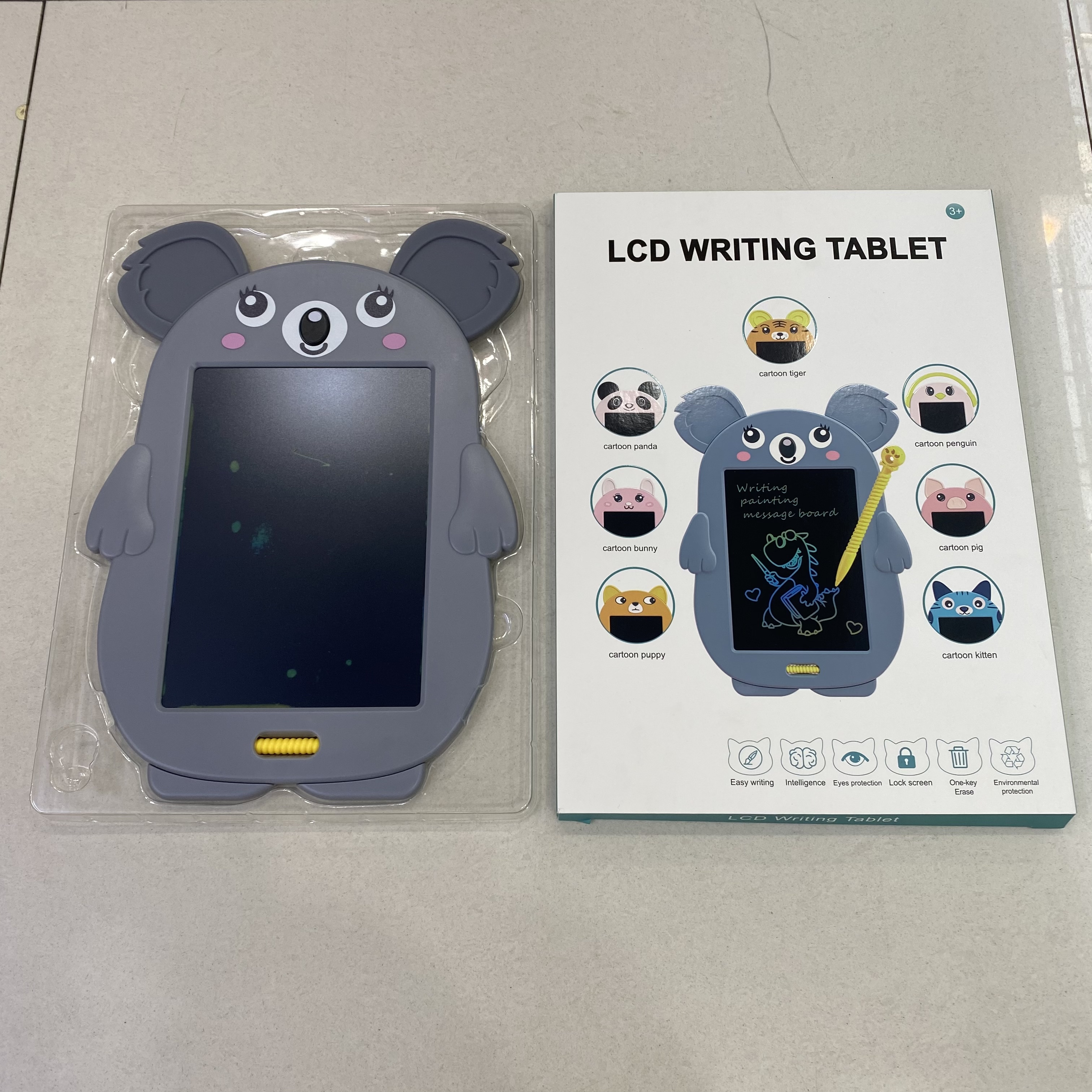 Chinese zodiac cartoon LCD handwriting tablet children's drawing tablet Writing tablet student toy small blackboard graffiti painting board