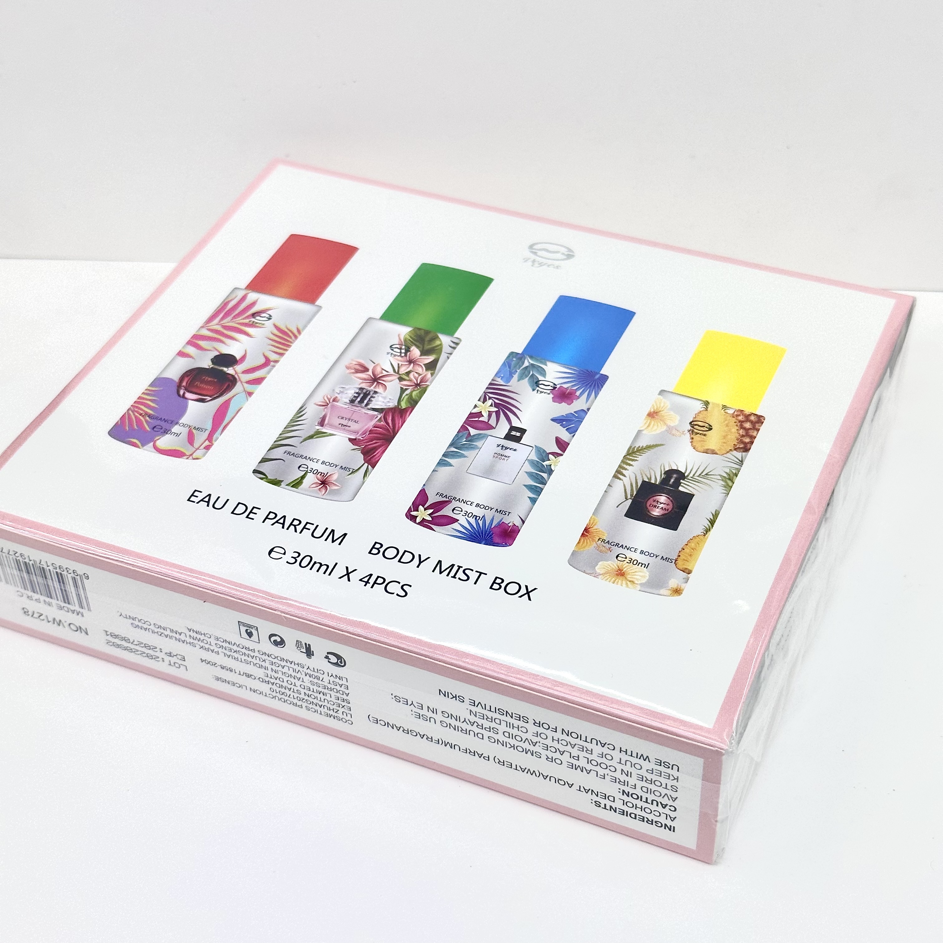 Fragrance Set For Women Specification drawing