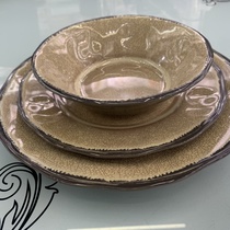 Melamine tableware sets Chinese factory wholesale plate bowl
