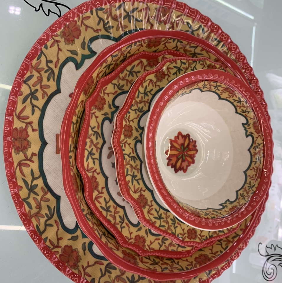 7inch melamine tableware durable unbreakable dinnerware sets thumbnail