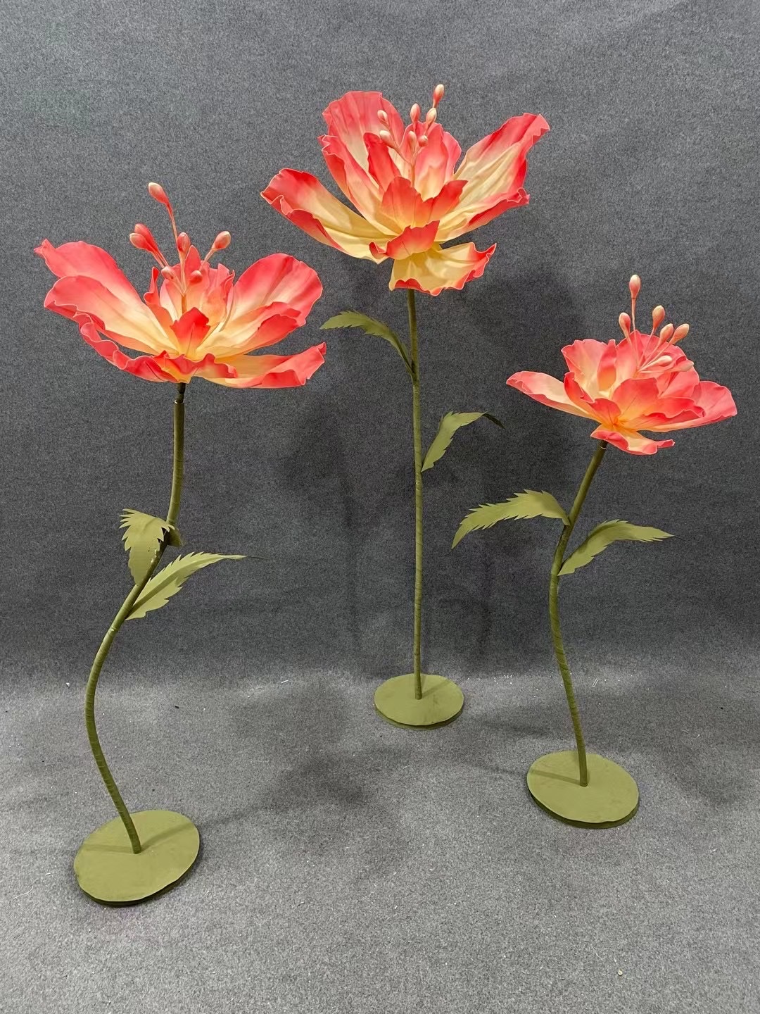 EVA foam decorative flowers, European-style decorative flowers, window display decorative flowers, visual merchandising decorative flowers, wedding decorative flowers Item Picture