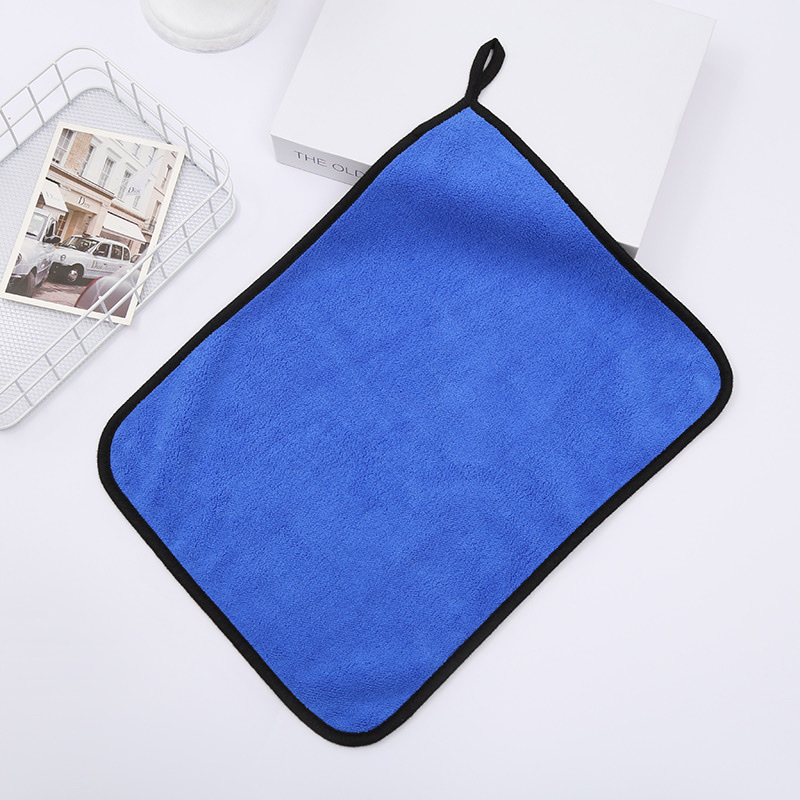 Double Side Wipe Towel Thickened Non-Stick Wool Absorbent Strong No Marks Wipe Cloth Car Wash Mop Floor Item Picture