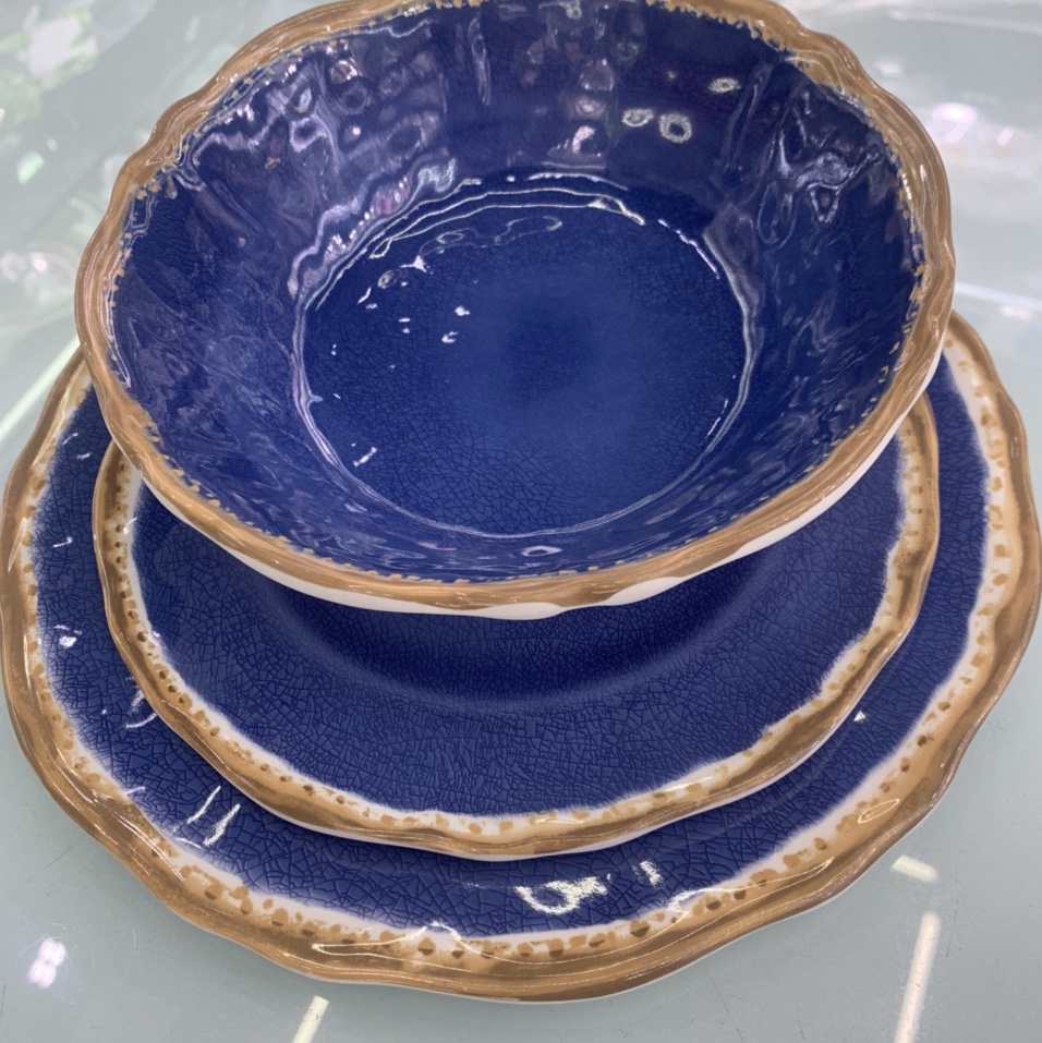 Wholesale melamine tableware set  brand printed OEM/ODM thumbnail