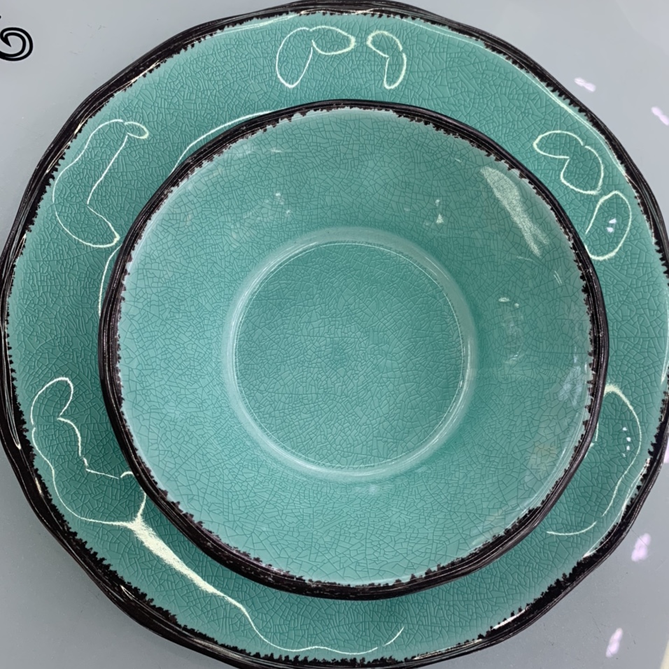 Factory Wholesale melamine dinnerware plate bowl good qualit