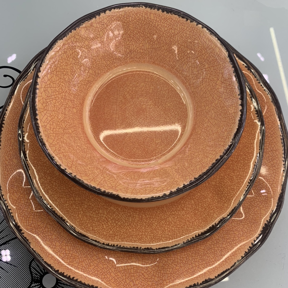 Factory Wholesale melamine tableware customized flower mold  thumbnail