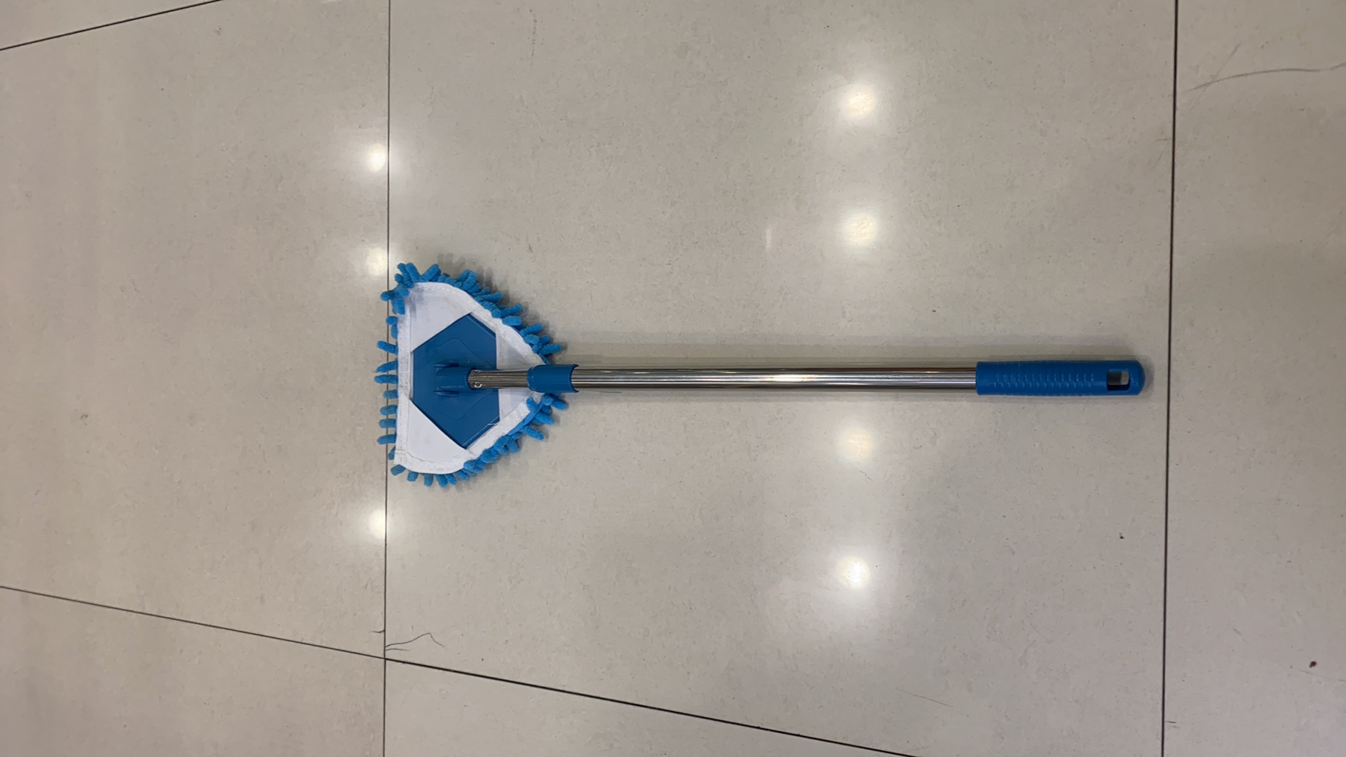 Triangle Lazy Small Mop Retractable glass cleaner Kitchen living room floor wipe mini type Lazy mop
