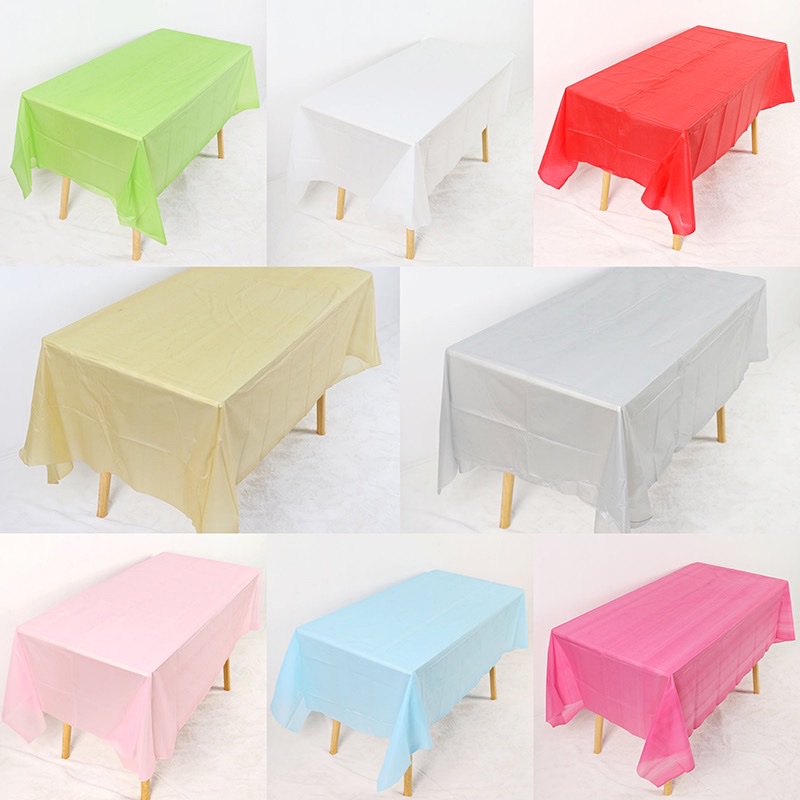Disposable Party Plain Thick Tablecloth Size 137*18㎝