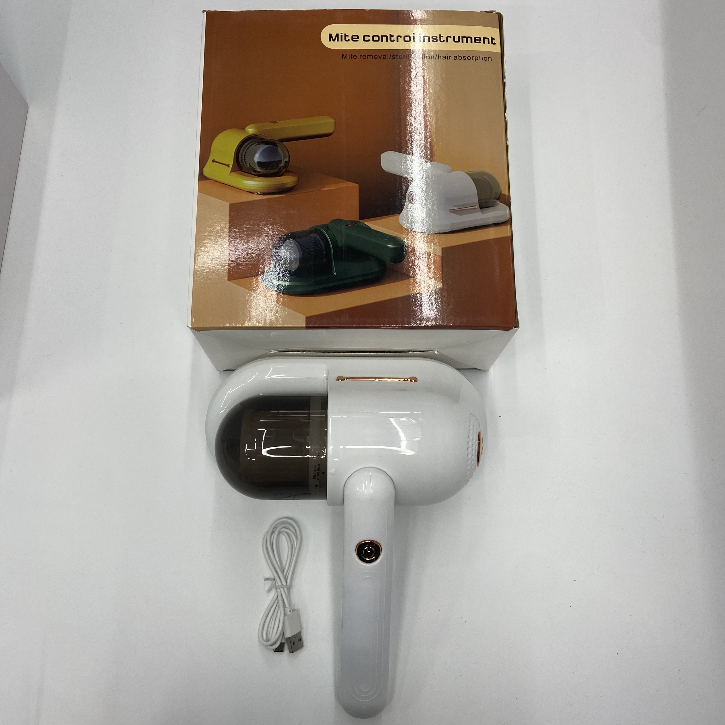 Mite removal instrument Wireless home bed suction UV handheld ultrasonic intelligent mite device