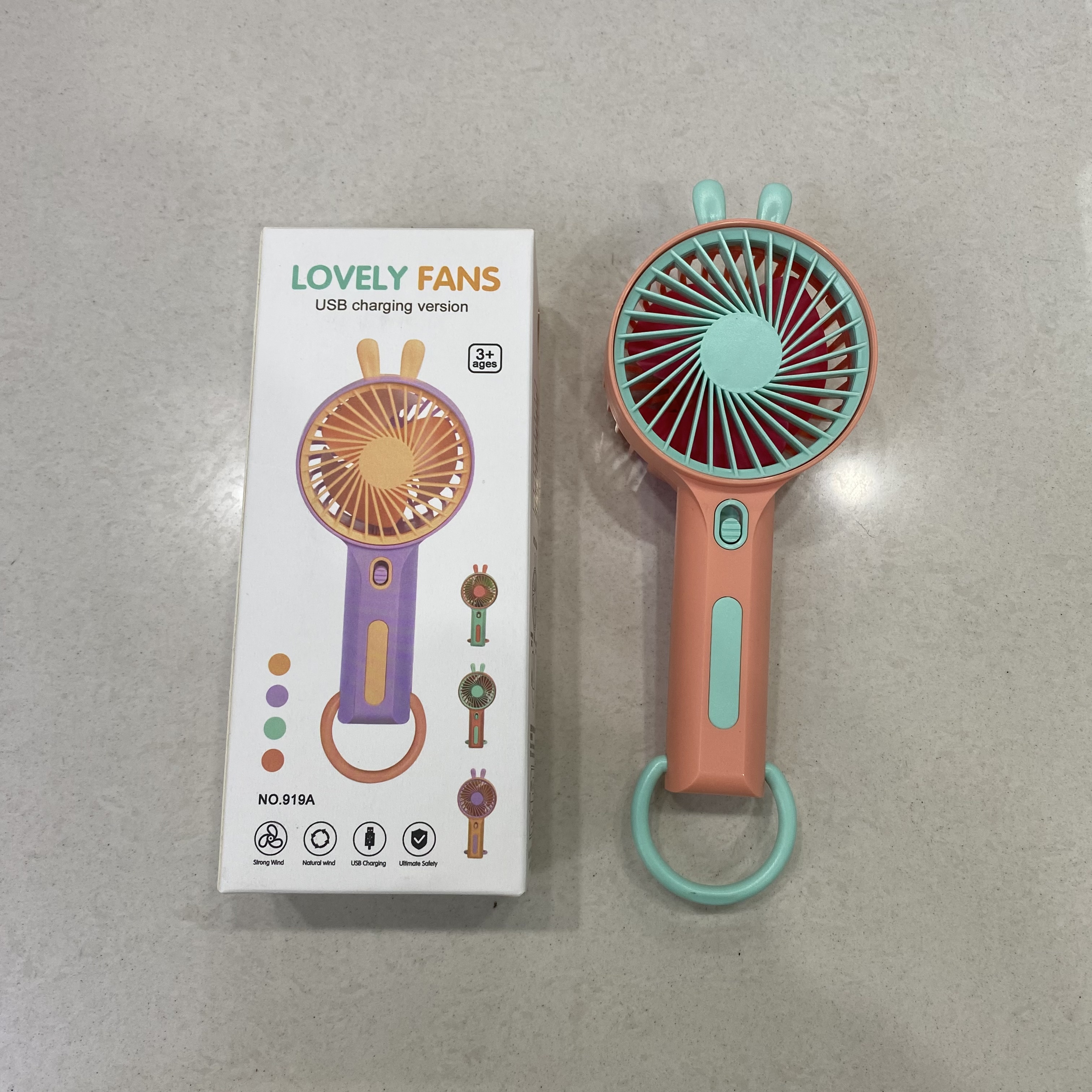 Fan Handheld charging fan can be used as mobile phone holder convenient handheld mini student fan