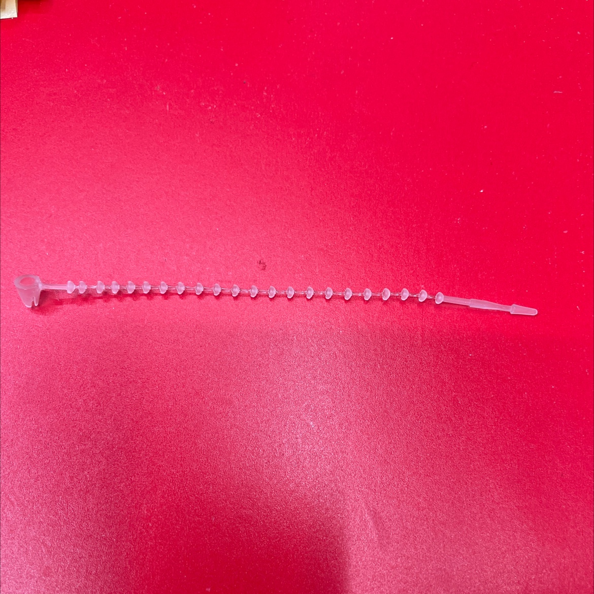 3 Inch Clear Pearl With Pearl Cord