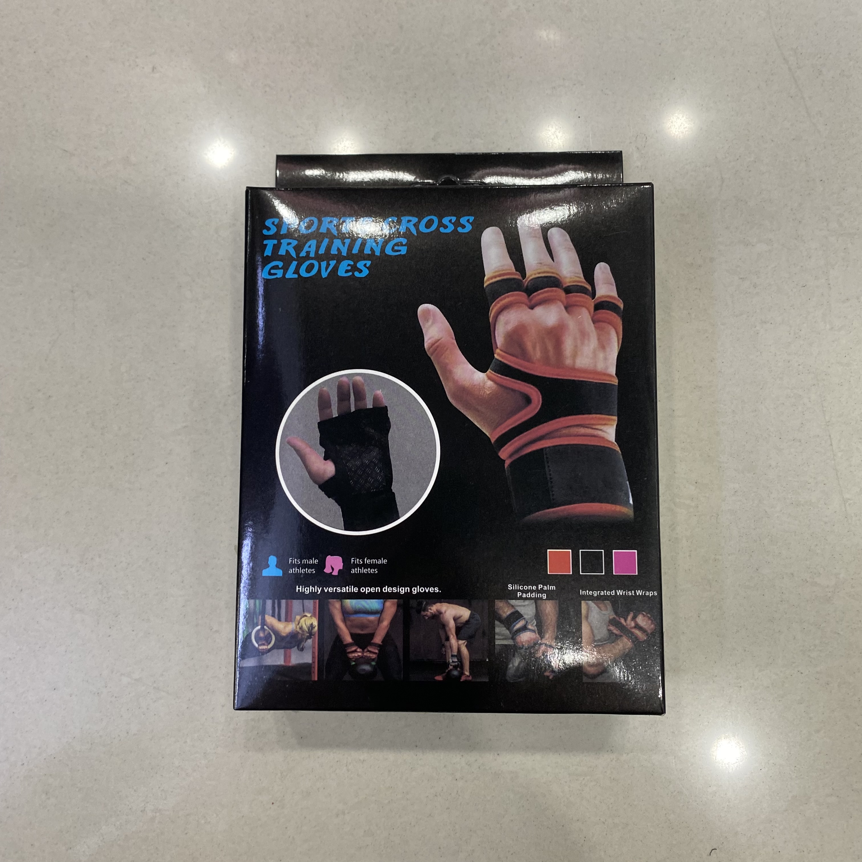 Cycling gloves Fitness gloves Weightlifting gloves half-finger strap wrist gloves