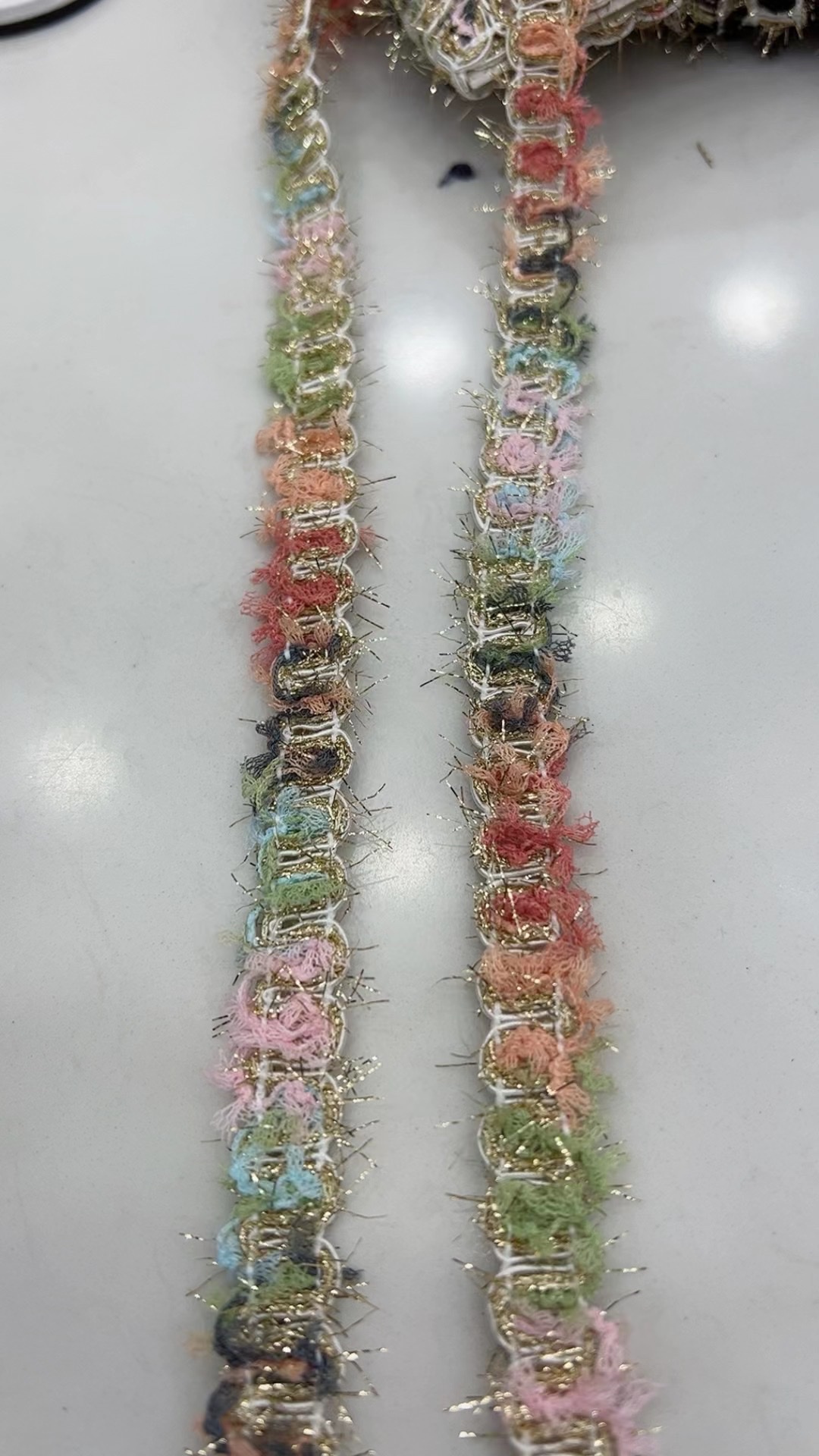 9.9 Free Mail Small Perfumed Gold Thread Ribbon Lace Lace Fringe Braided Belt Clothing Clothing Bags Shoes And Hats Accessories details Picture