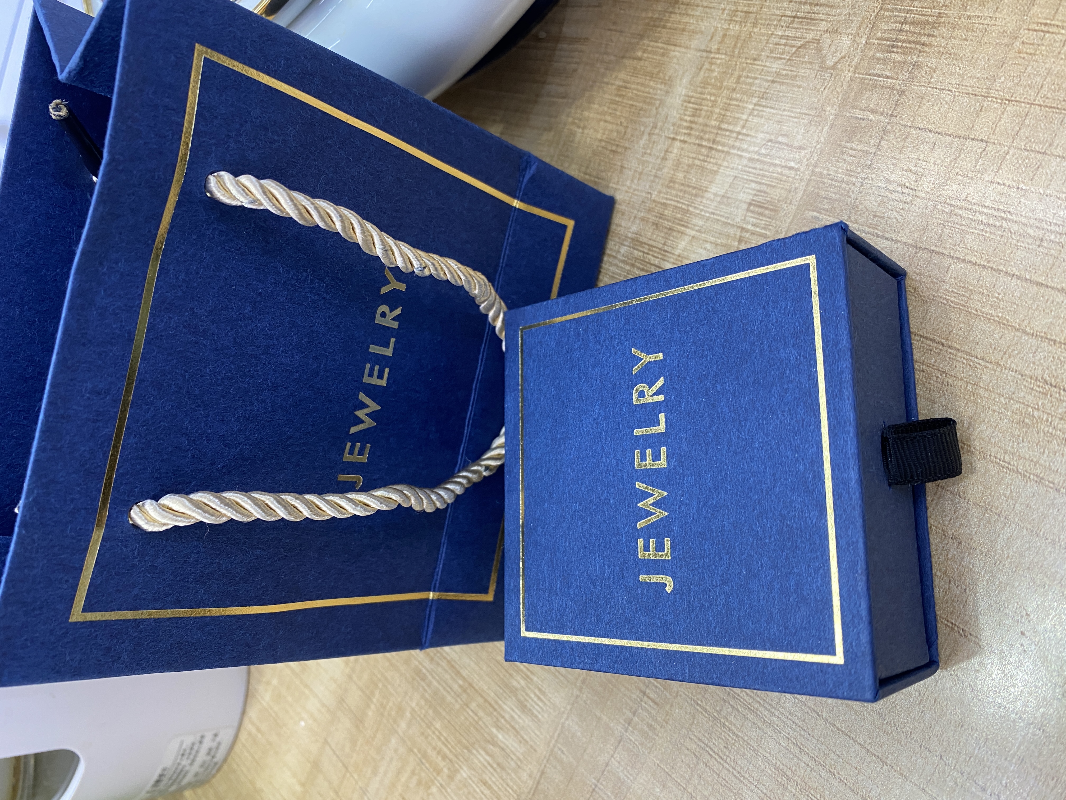 首饰盒绒布包装盒绒布双开戒指盒 高档天鹅绒戒指 耳环盒222