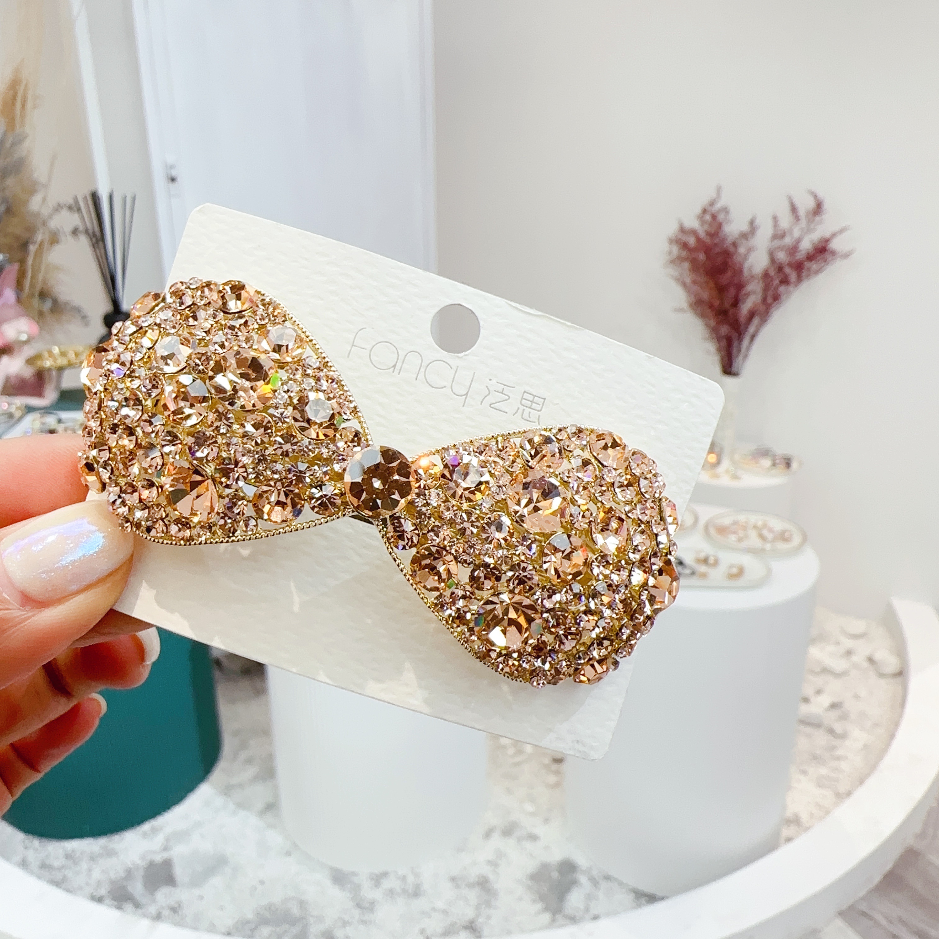 Bow Hair Clip Specification drawing