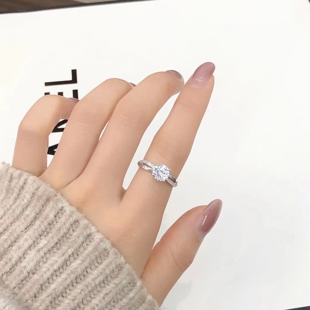 Zircon ring for women
