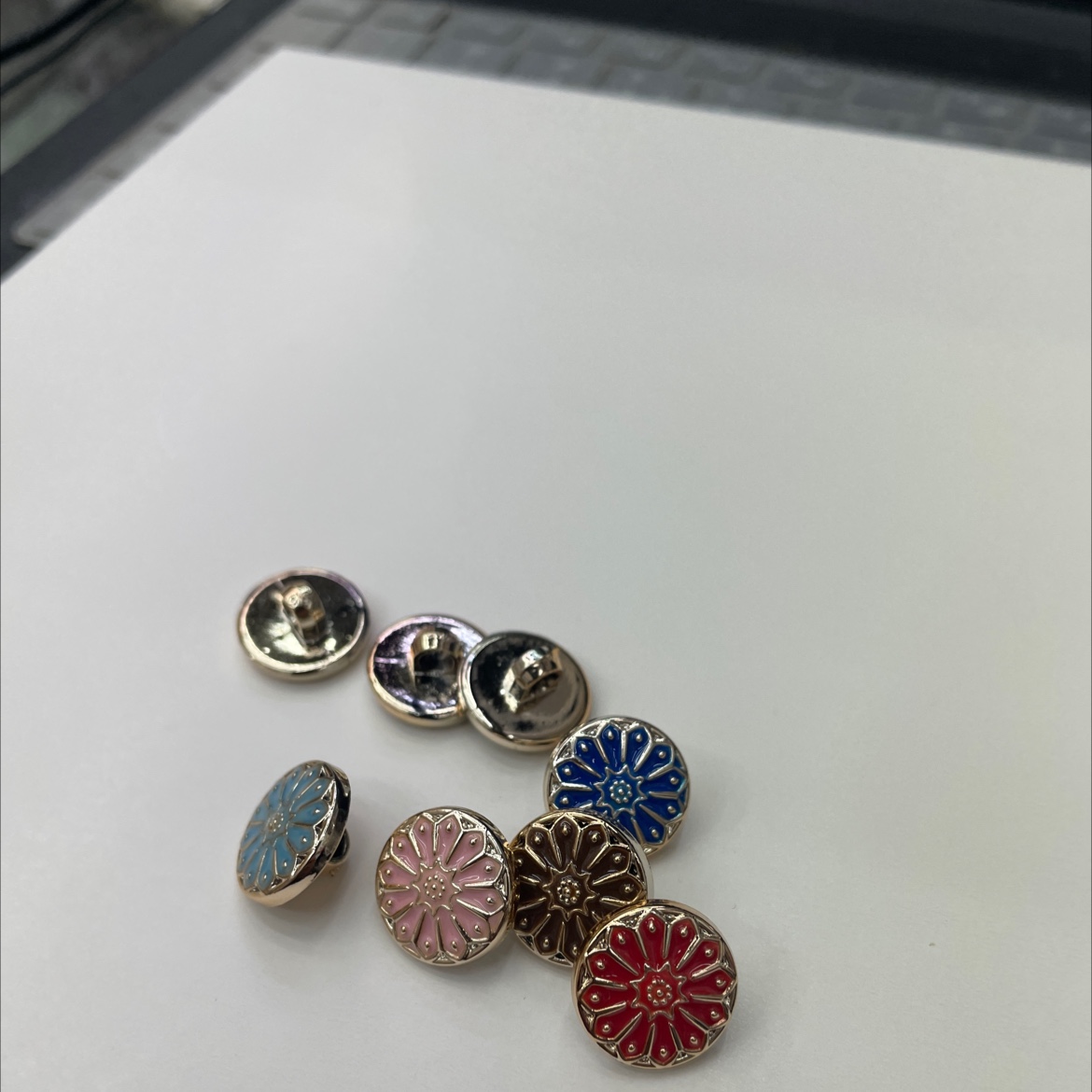 Abs Plastic Point Oil Button Specification drawing