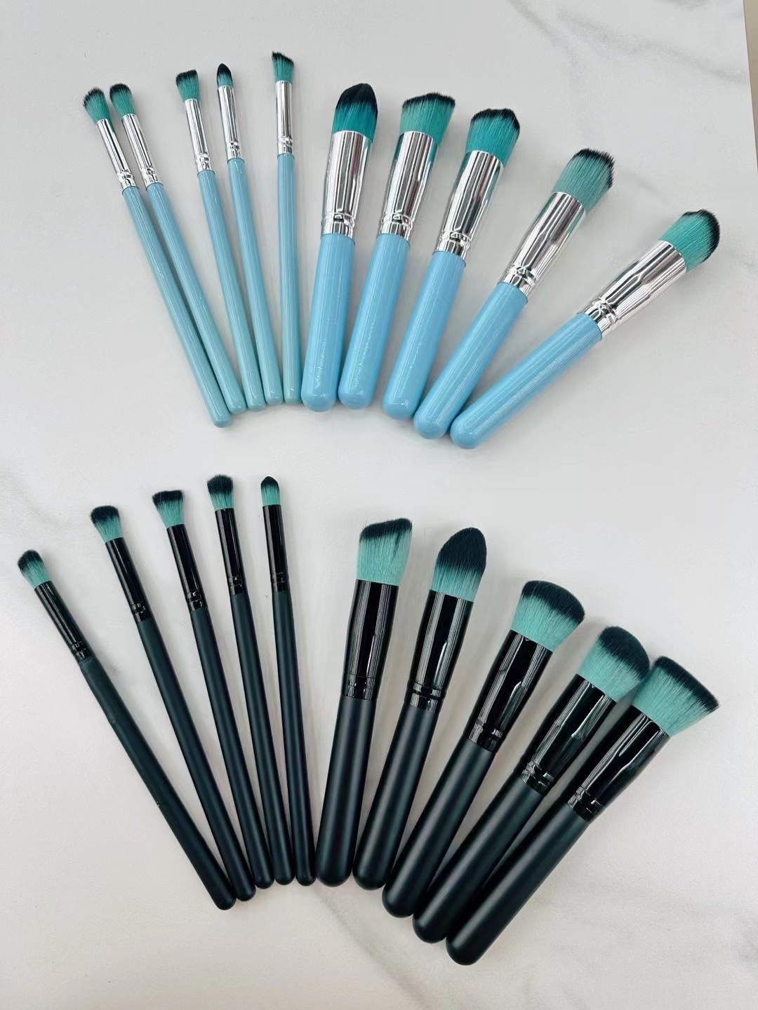 High Quality 5 Large 5 Small Wooden Handle Set Brush Makeup Brush Application Scenario