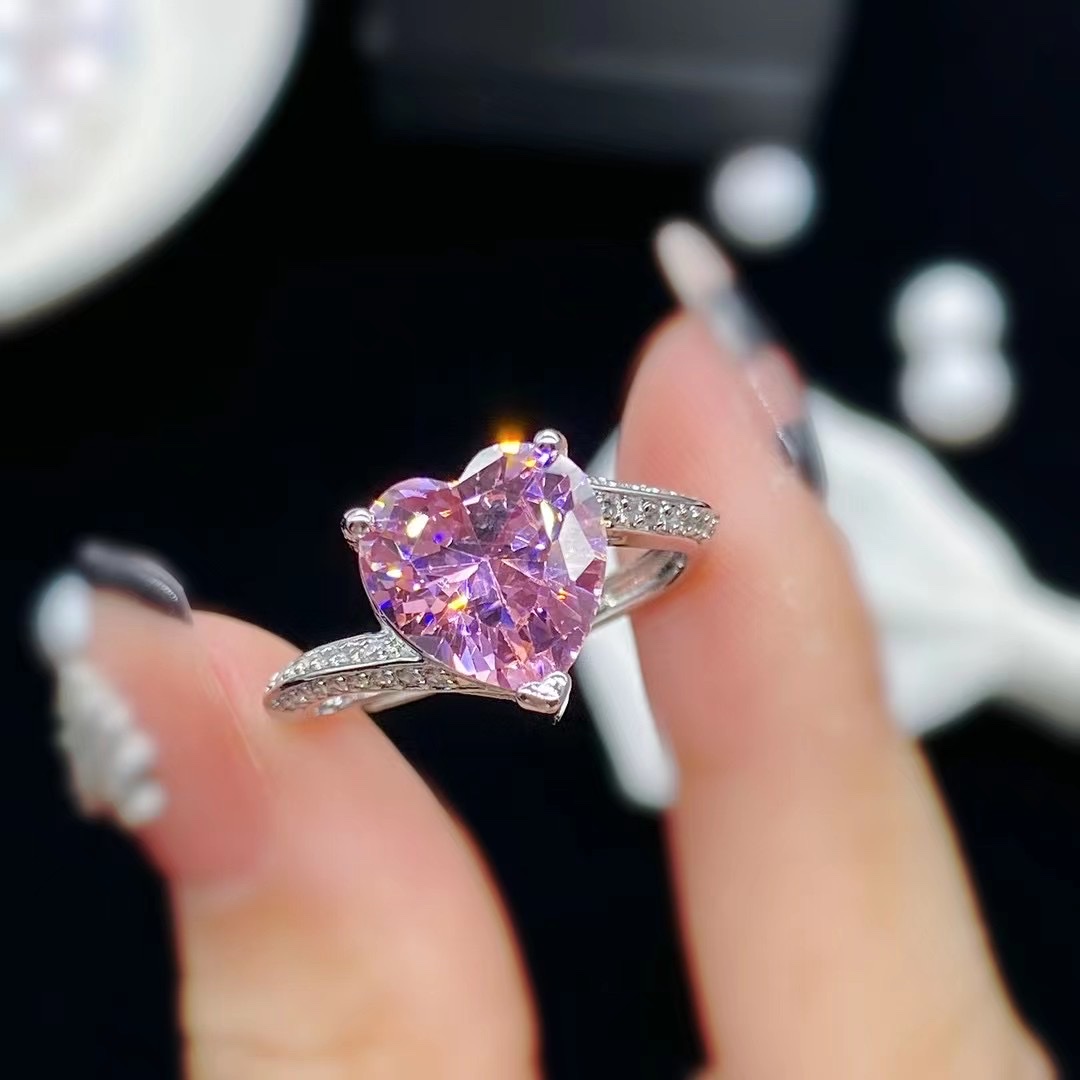 Pink girl ring