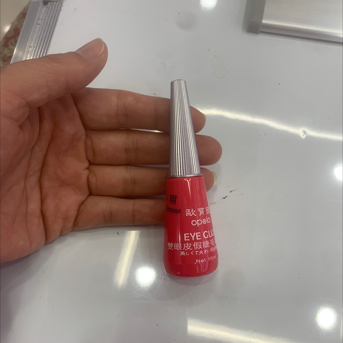 1718 Red Tube False Eyelash Glue Specification drawing