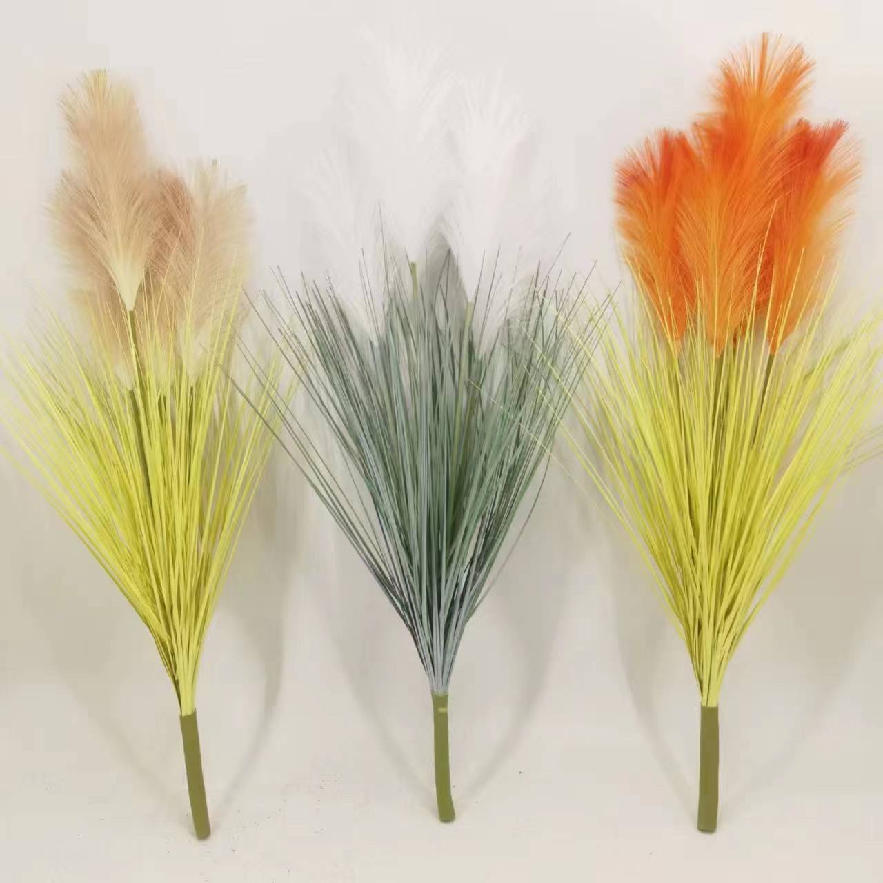 Home decoration decoration simulation flower dried flower material porch decoration diy reed decoration thumbnail