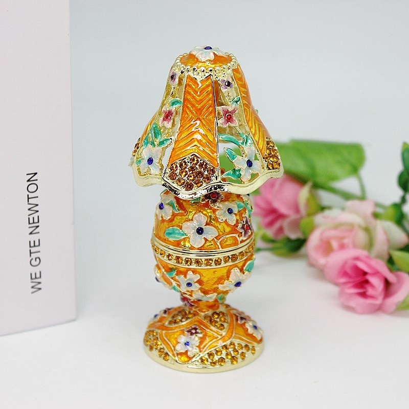 Alloy Table Lamp Jewelry Box Trinket Enamel Color Gift Trinket details Picture