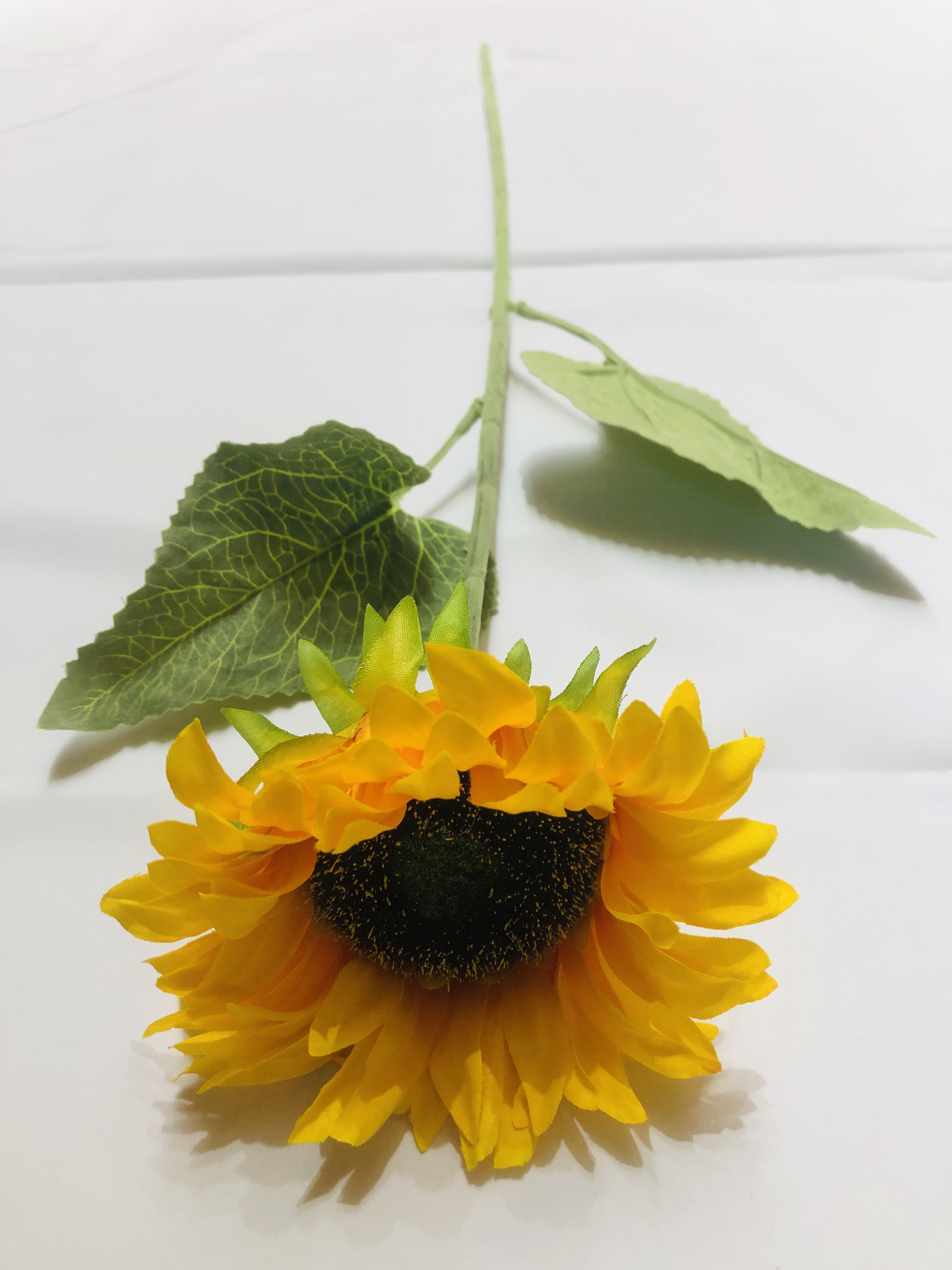 Living Room Flower Arrangement Simulation Fake Flower Planting Hair Latin Single Sunflower Cloth Decoration Tv Cabinet Cloth Sunflower