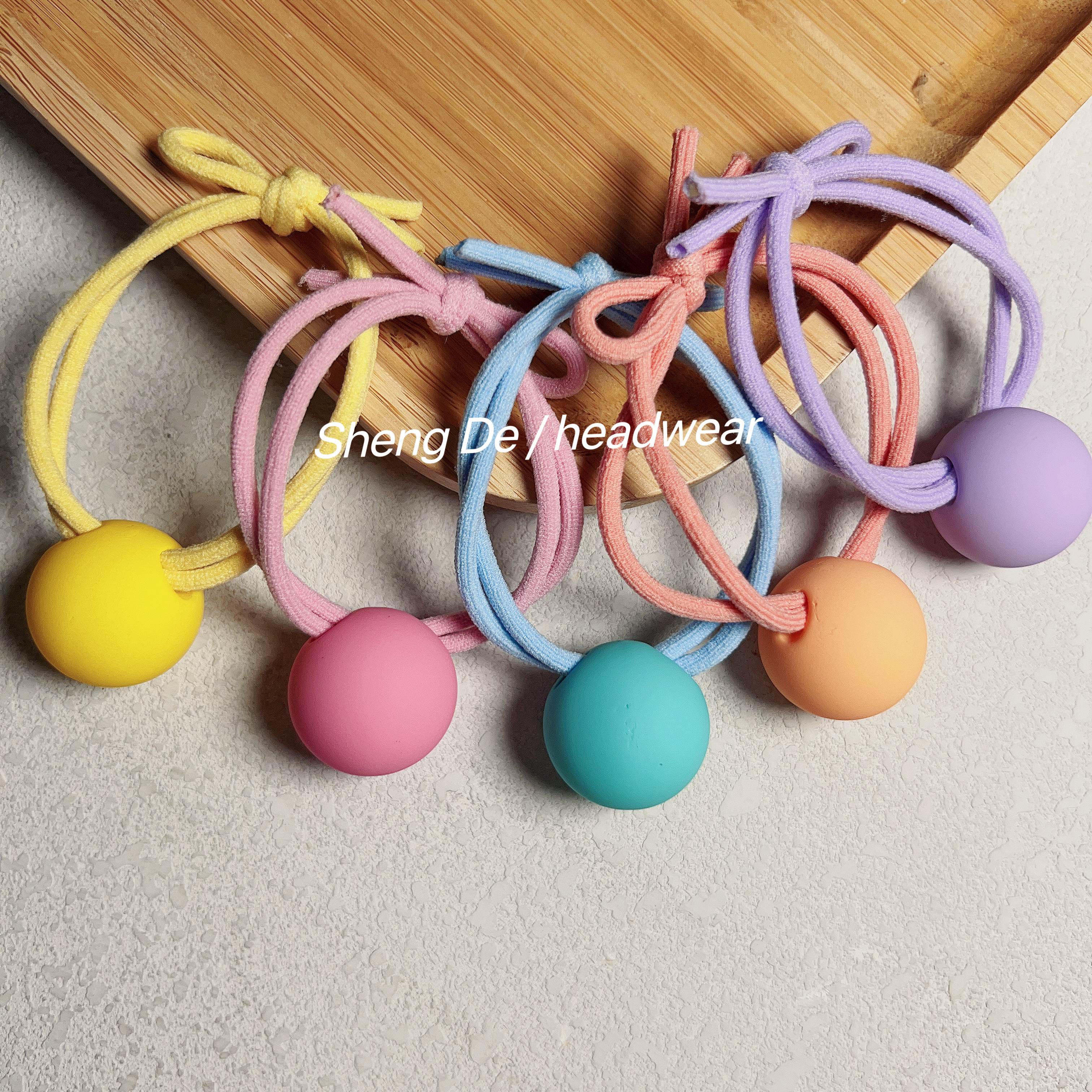 Black small fragrant large hair band women's hair tie Rubber band high-grade hair tie simple high elastic hair tie headwear thumbnail
