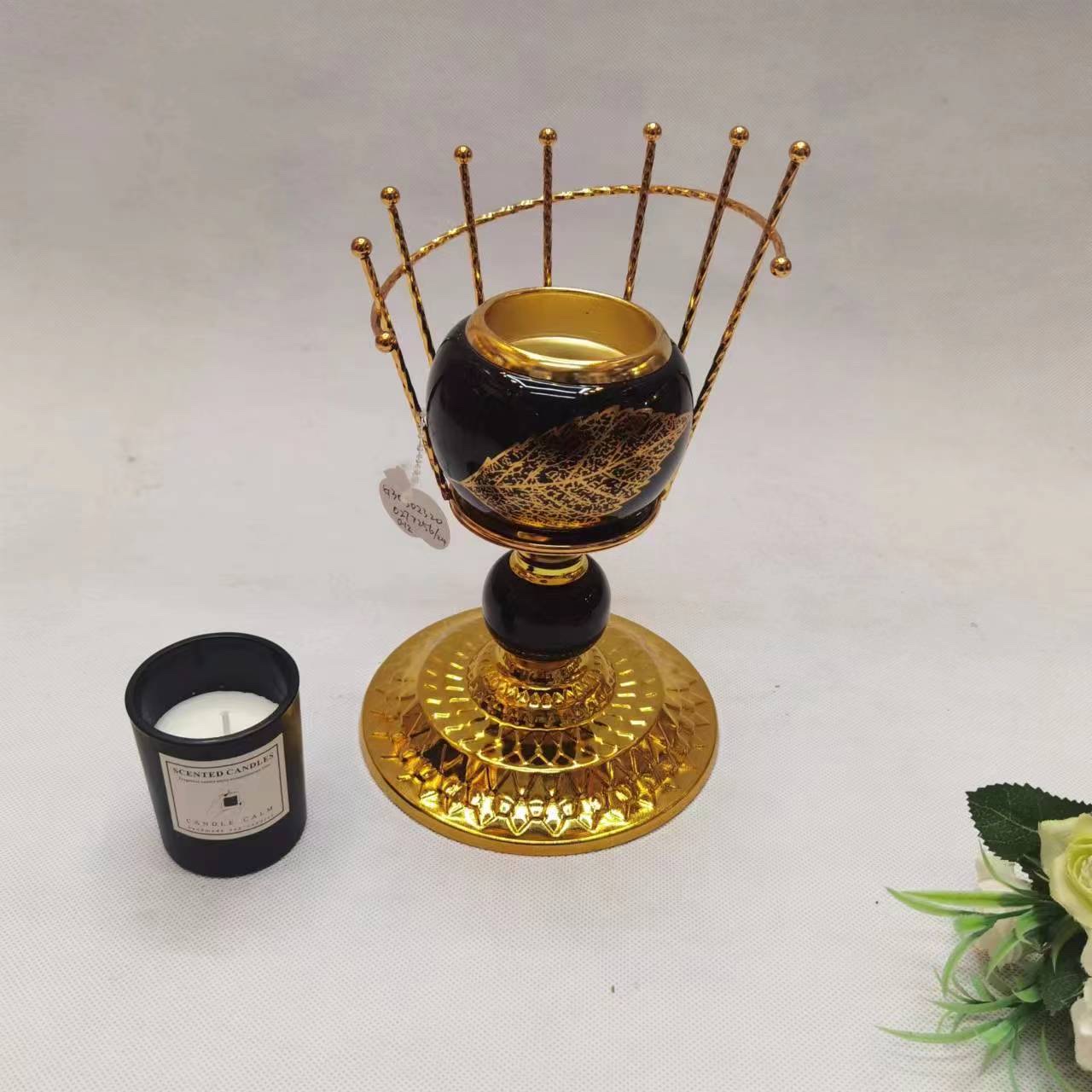 Boutique Candlestick Metal Candlestick Simple Alloy Candlestick Decoration Brass Candlestick Wedding Props Creative Candlestick Wholesale details Picture