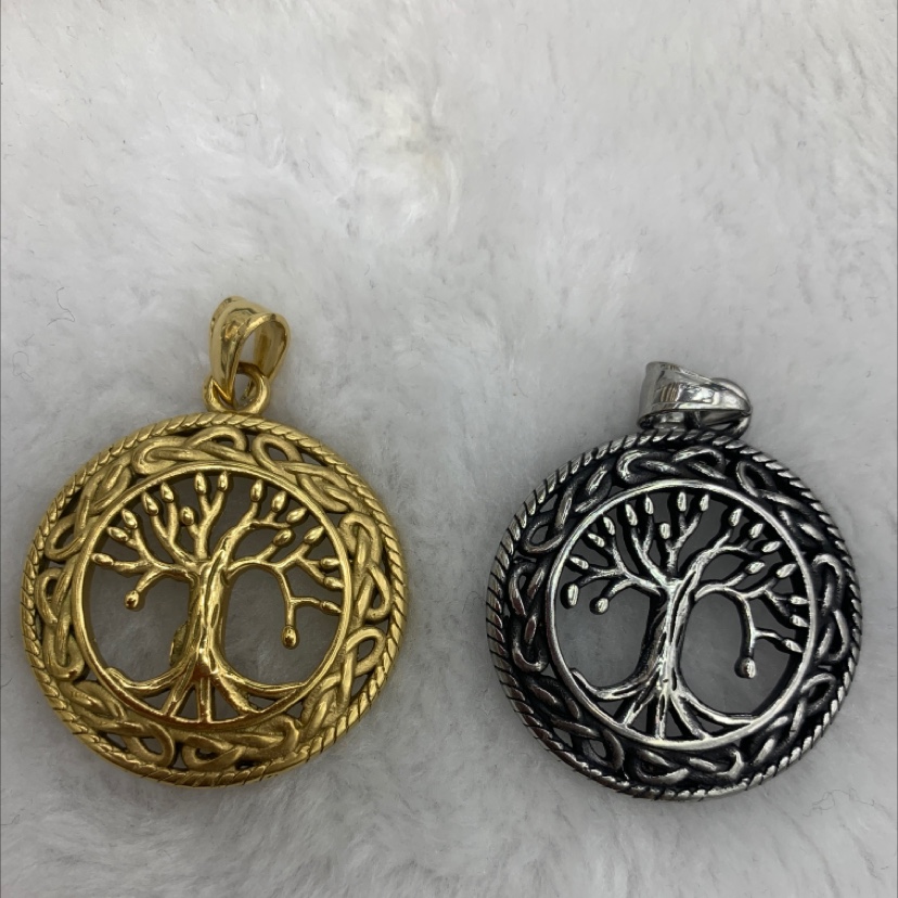Cross-border best-selling new product: Fashionable and personalized life tree pendant casting full figure
