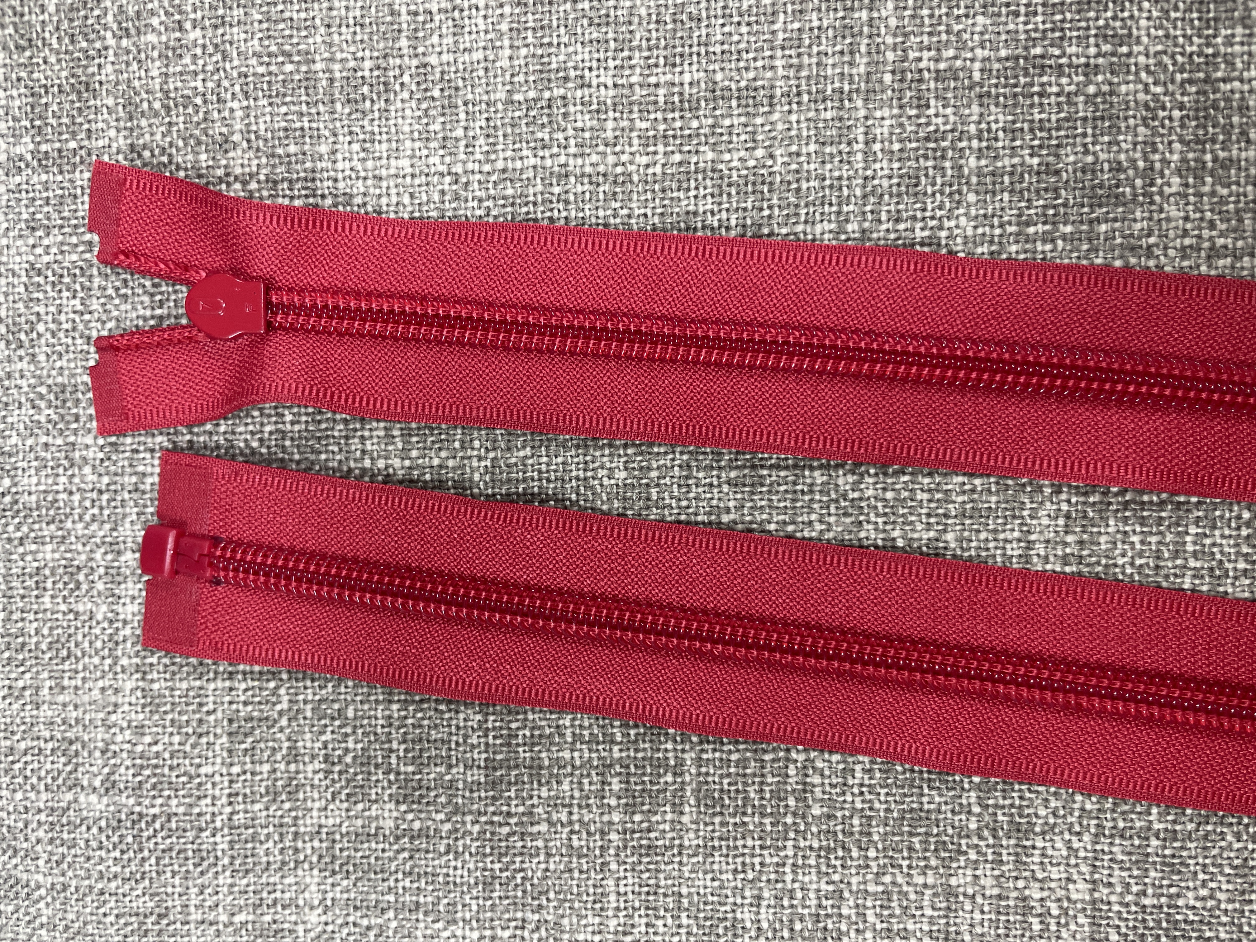 3号剪断穿头防水拉链   红色拉链 厂家直销 