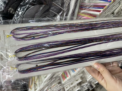 Colored Tie Hair Cord Gold Wire