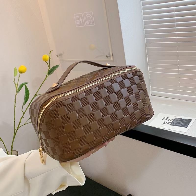 Pu Pillow Makeup Bag Large Capacity Storage Bag Item Picture