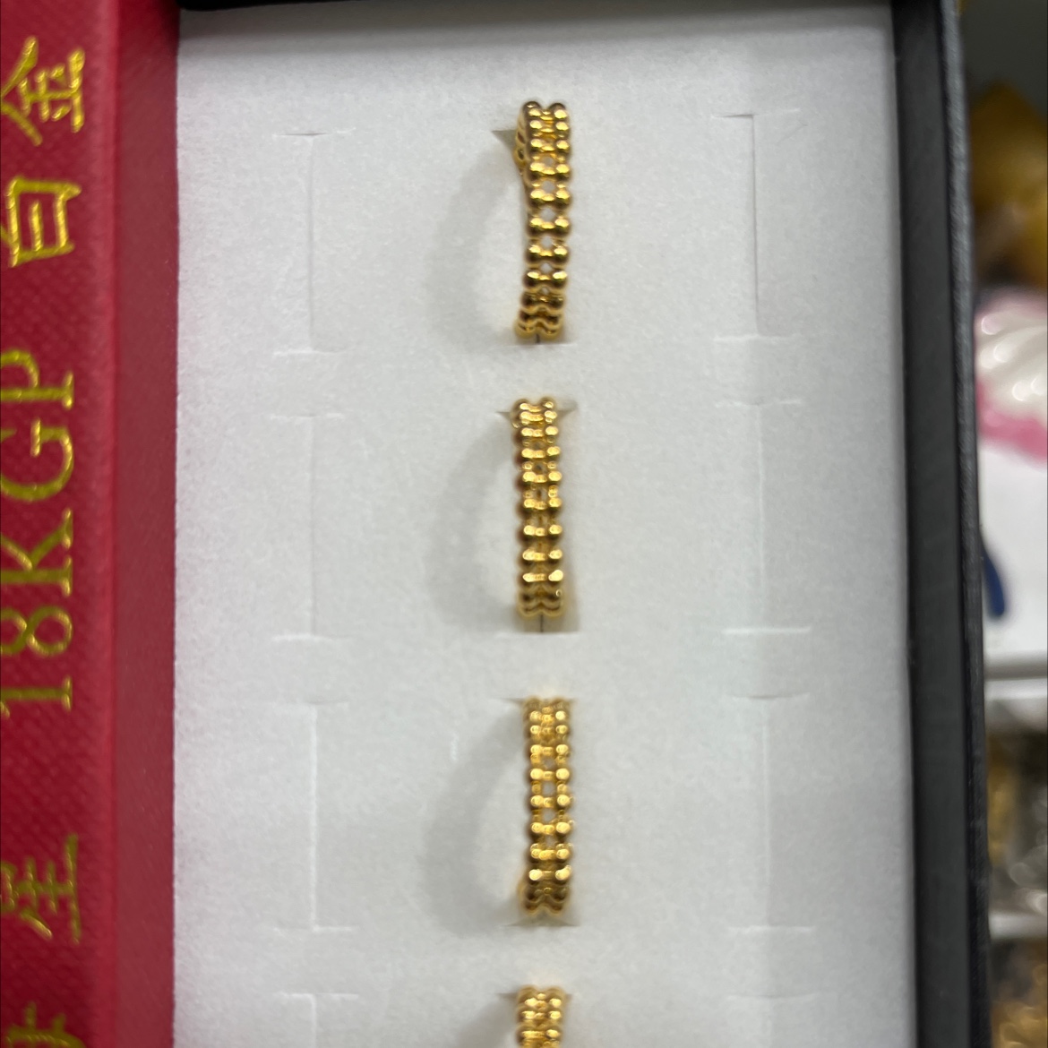 Never fade plated real gold popular fashion generous spring and autumn new women's ring