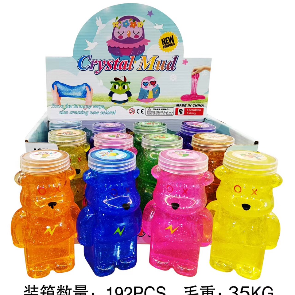 12入暴力熊解压玩具DIV水晶泥 thumbnail