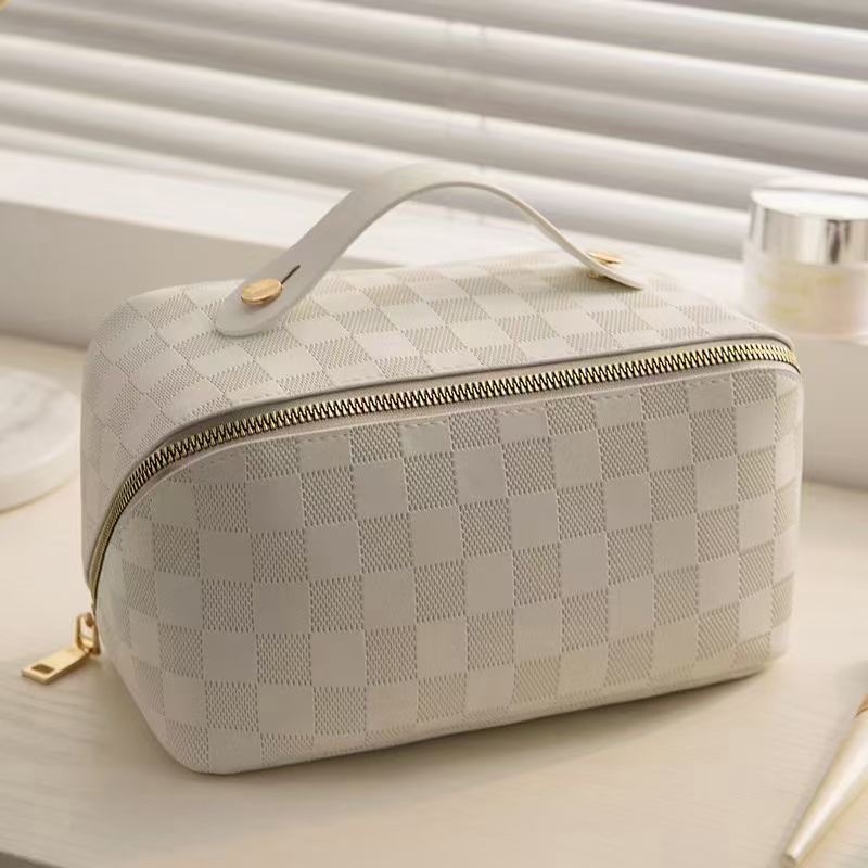 Pu Pillow Makeup Bag Large Capacity Storage Bag Specification drawing