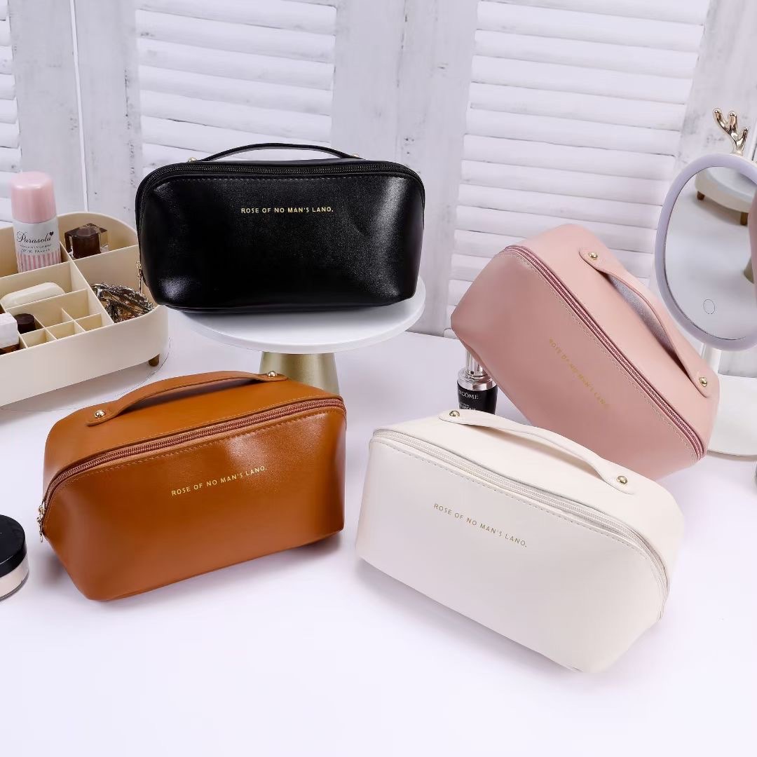 Pu Pillow Makeup Bag Large Capacity Storage Bag