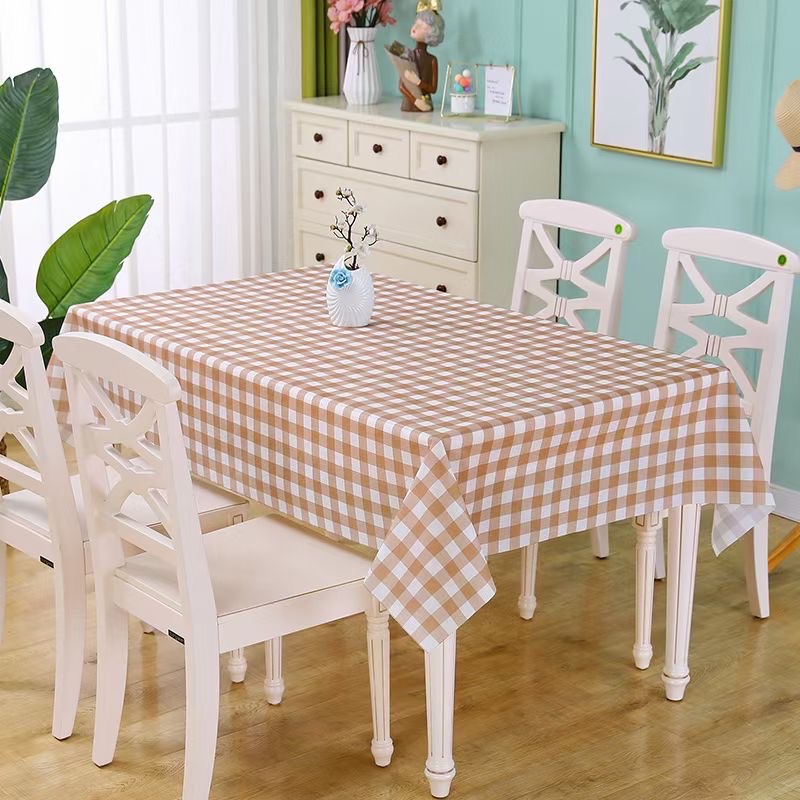 Peva Checkered Tablecloth Waterproof, Oil Proof, Wash Free Color Mixture Full Box Hair Size 137*183Cm Other Sizes Can Consult 600 Batches Specification drawing