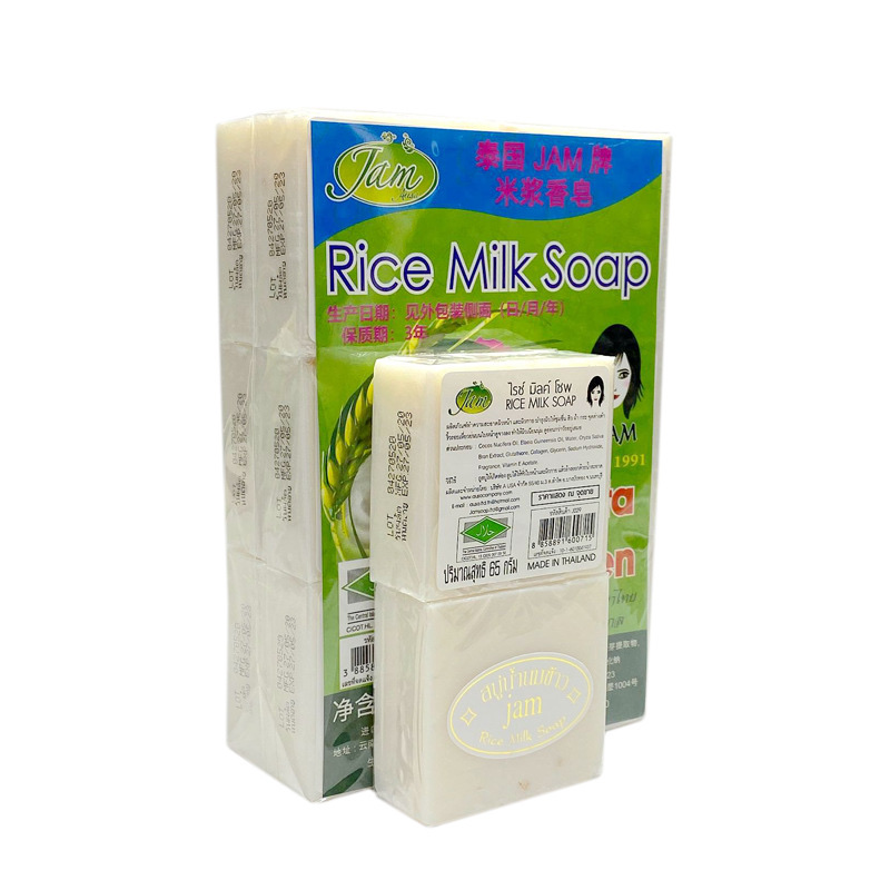 Handmade Rice Soap Export English 65G Application Scenario