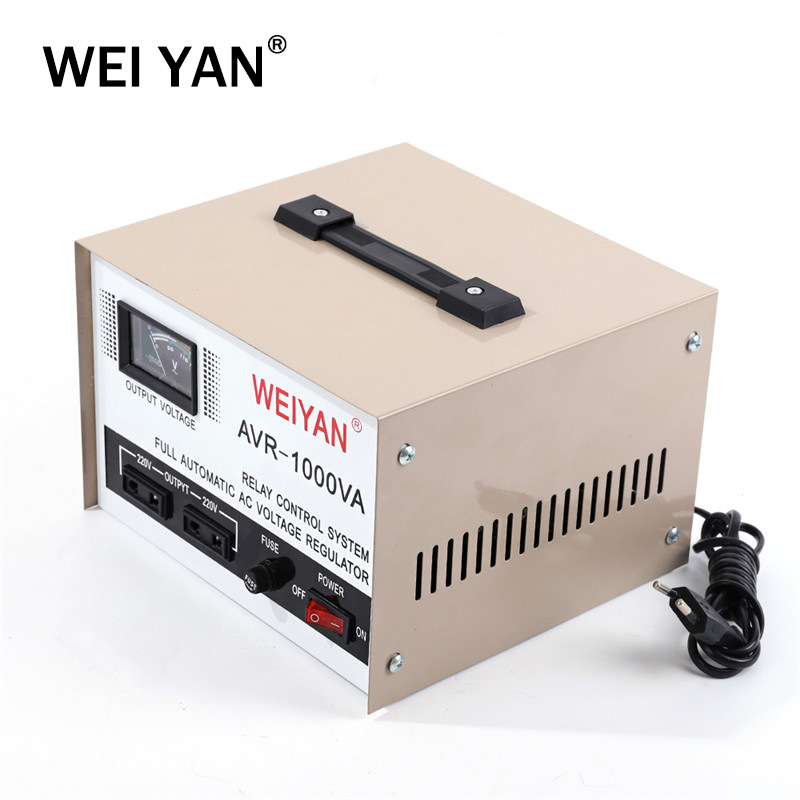 WEI YAN供应AVR SVR 出口电子式塑料面板稳压器AVR-1000VA详情3