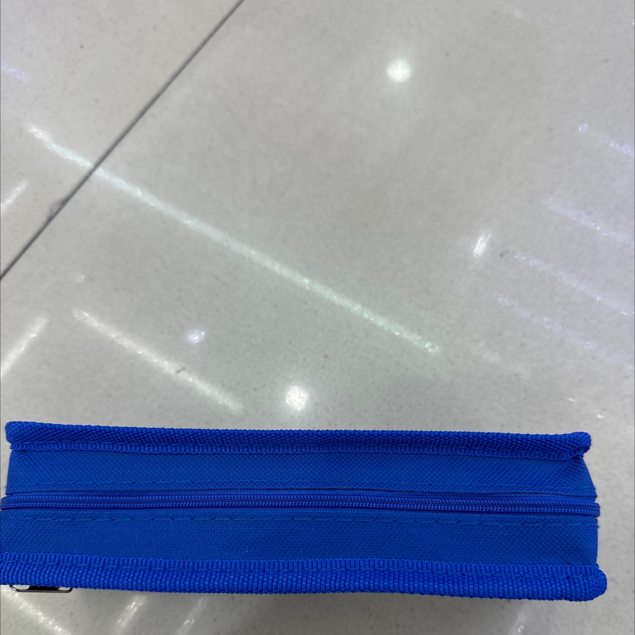 Pen Bag Men's Double Zipper Pen Bag 7523 details Picture