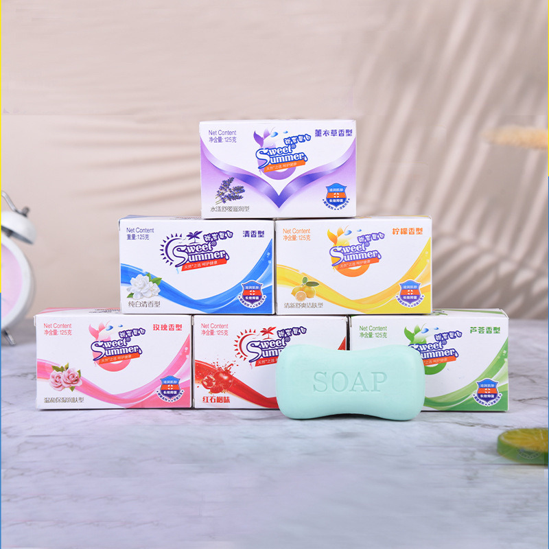 Sweet Summer Soap 125G A Variety Of Fragrant Plant Extract Fresh And Clean