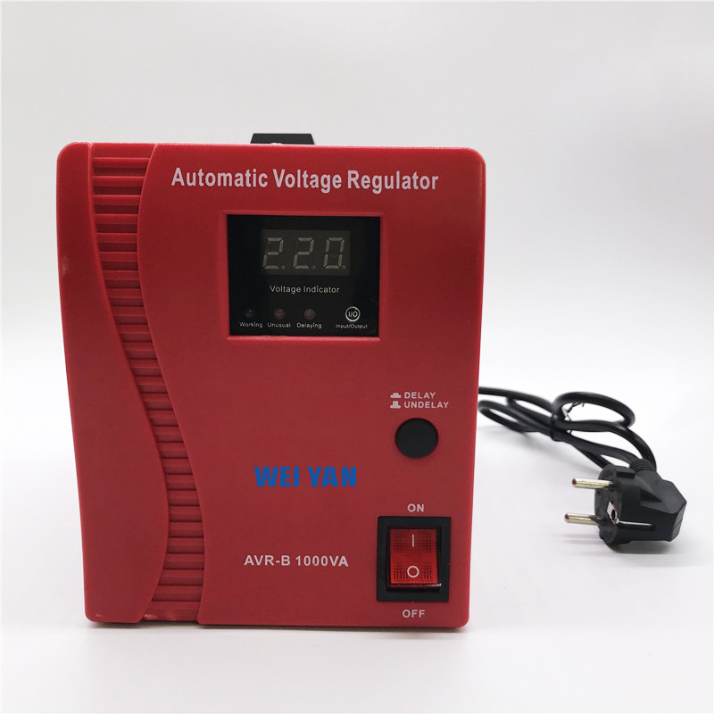 WEI YAN AVR500VA-3000VA全自动高精度家用稳压电源 电子式稳压器红色详情5