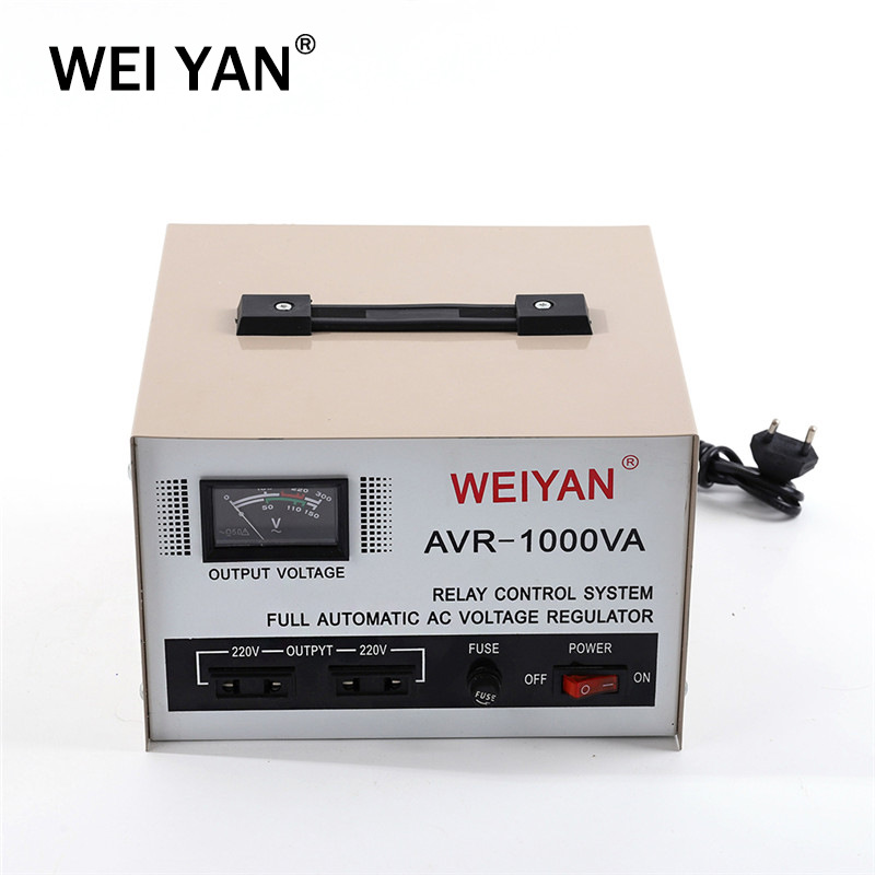 WEI YAN供应AVR SVR 出口电子式塑料面板稳压器AVR-1000VA详情1