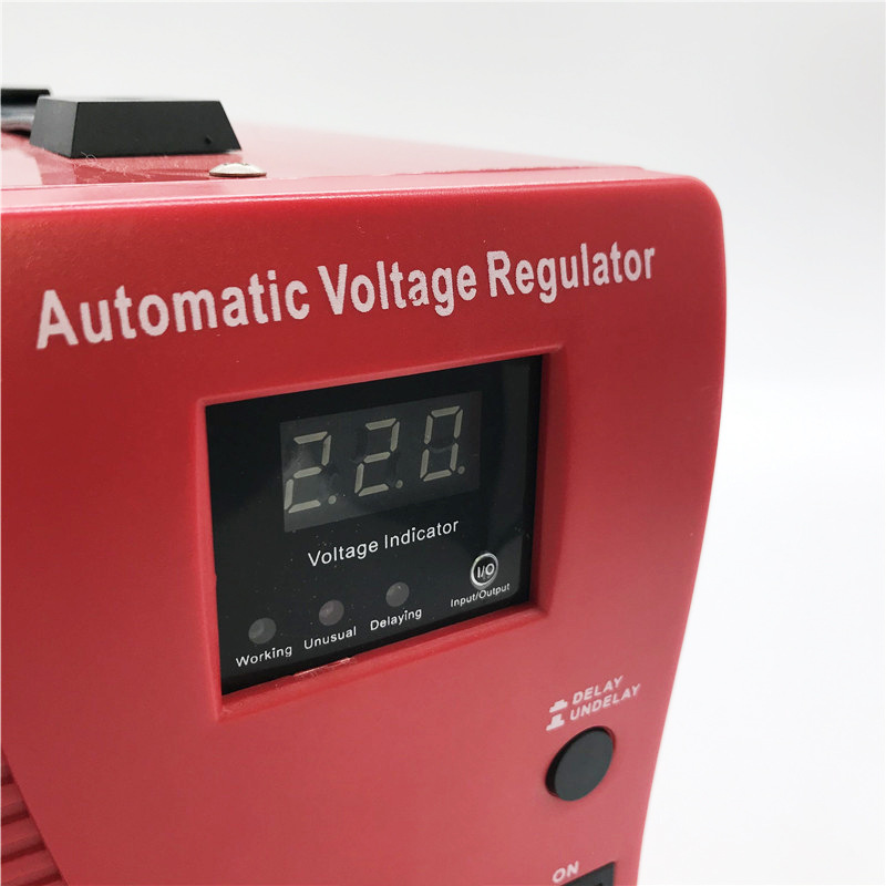 WEI YAN AVR500VA-3000VA全自动高精度家用稳压电源 电子式稳压器红色详情3