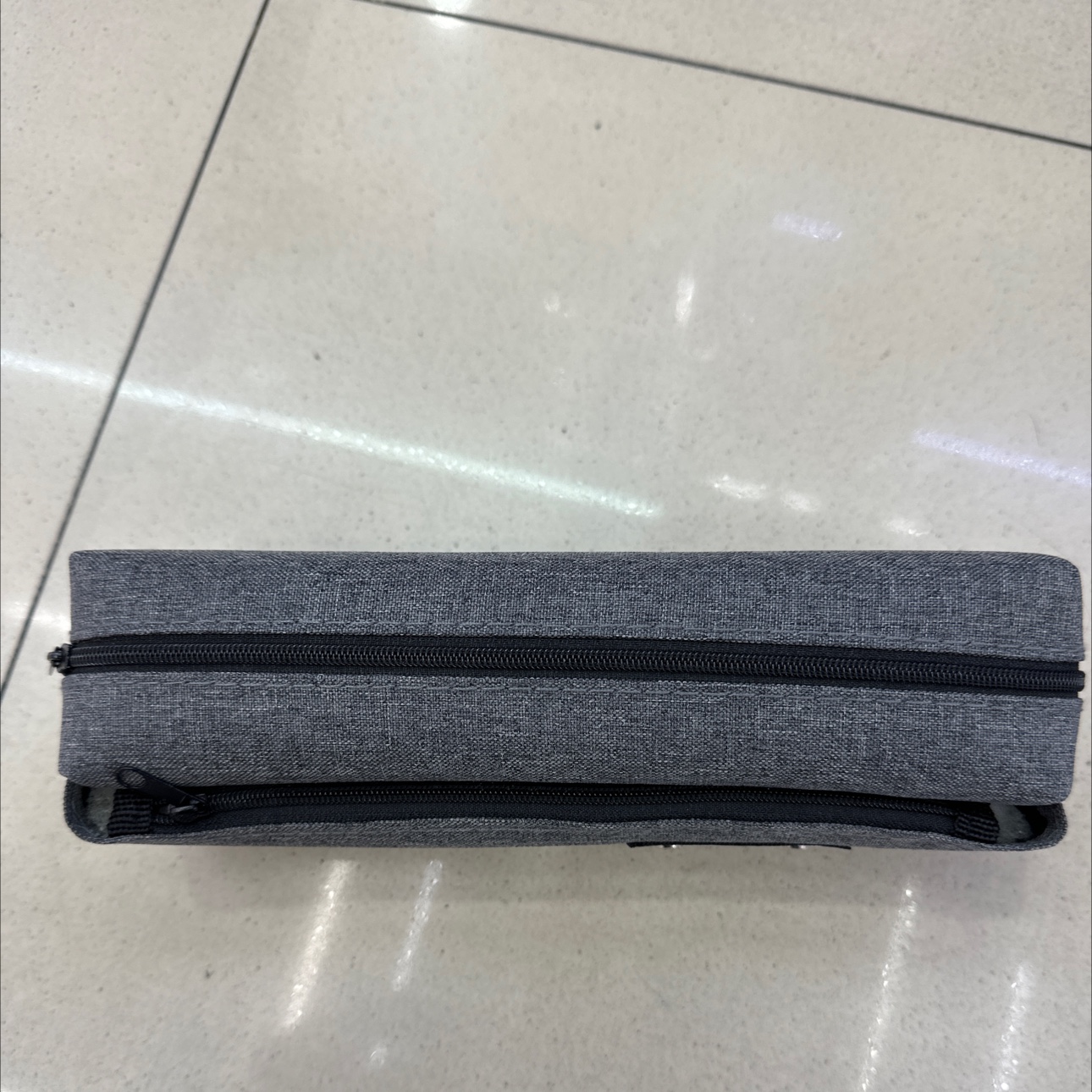 Pen Bag Men's Double-Layer Pen Bag With Lining 7944 Specification drawing