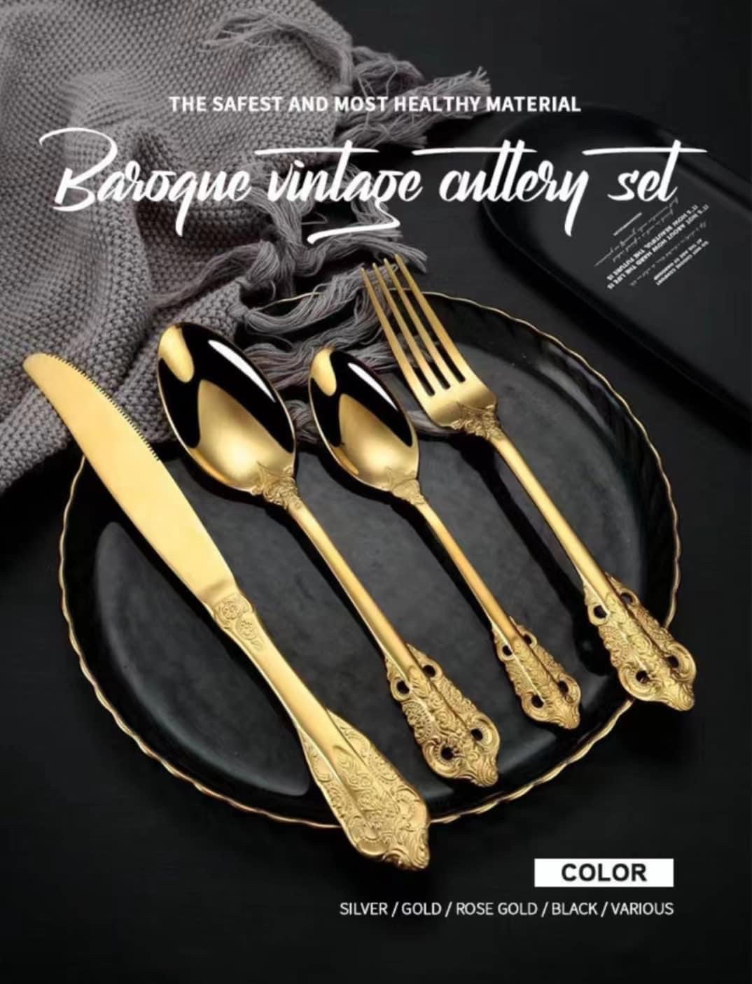 Palace 4-Piece Spoon And Fork Set