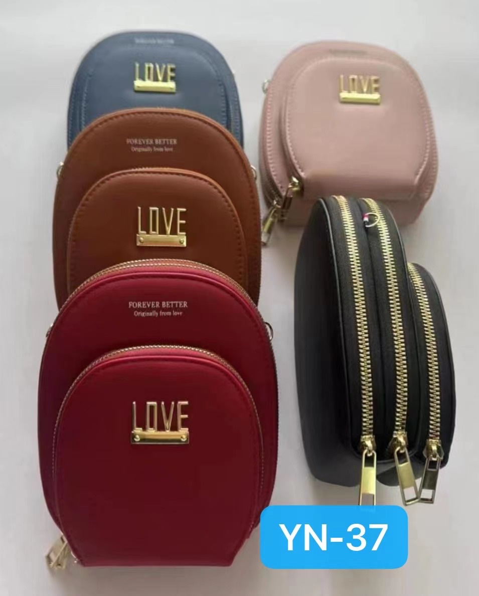 [Women's Purse] Round Three-Pull Bag With Chain To Carry Specification drawing