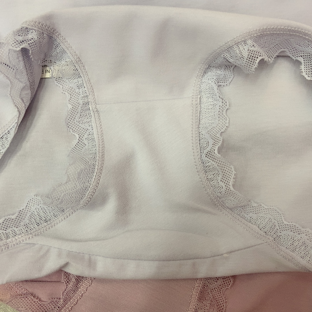 7717 Women's Plain Low-Rise Cotton Panties Specification drawing