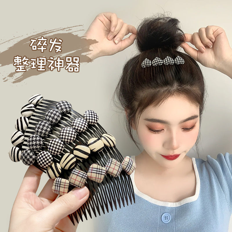 Back Of Head Hair Crusher Adult Hair Comb Comb Korean Version Of Bangs Finishing Hair Card Headwear Network Red 2023 New Application Scenario