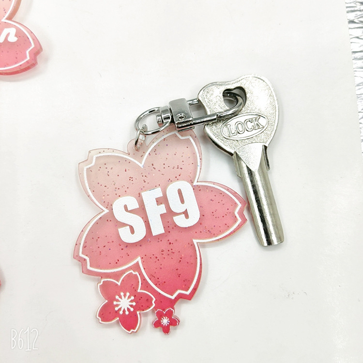 Key Chain Acrylic Pendant Perspex Printed Key Chain Custom Gift Item Picture